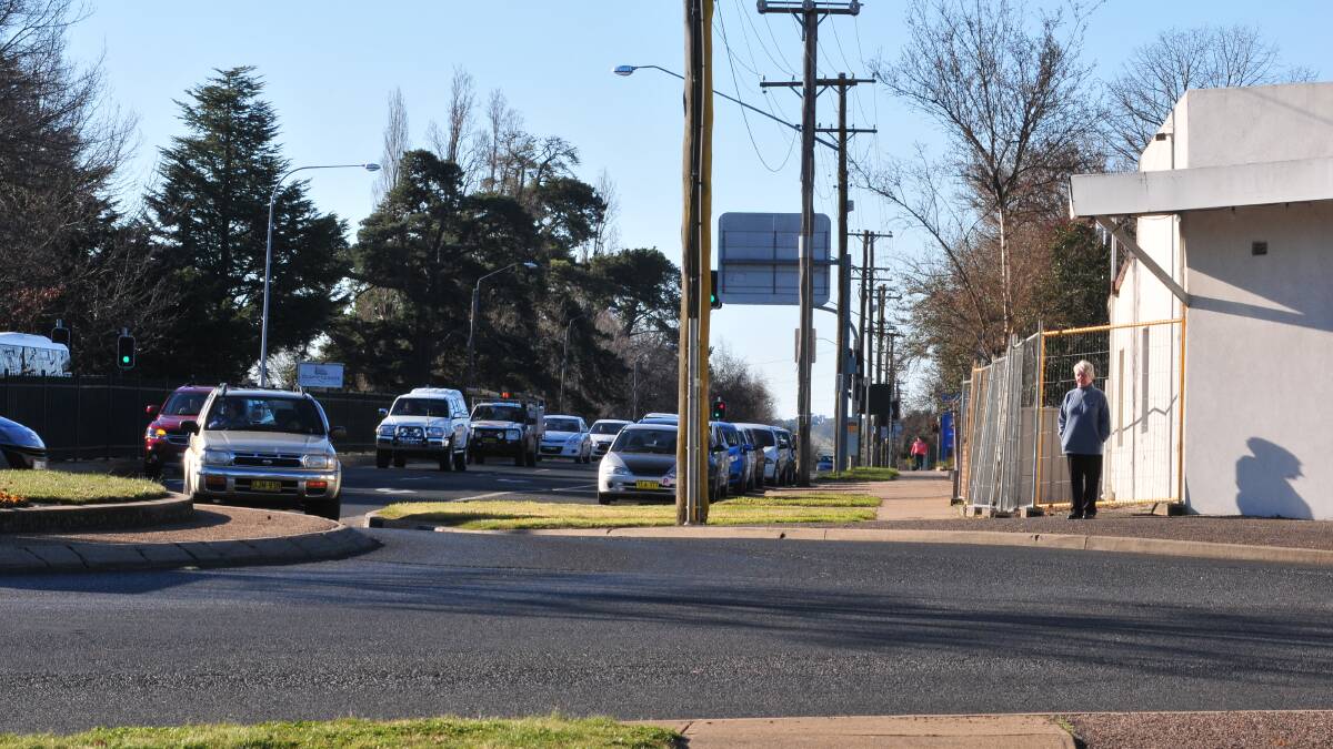 TRAFFIC CHAOS: Summer Street resident Denise Trethewey says she wants council to tell ratepayers how they’re spending their money. Photo: JUDE KEOGH                              