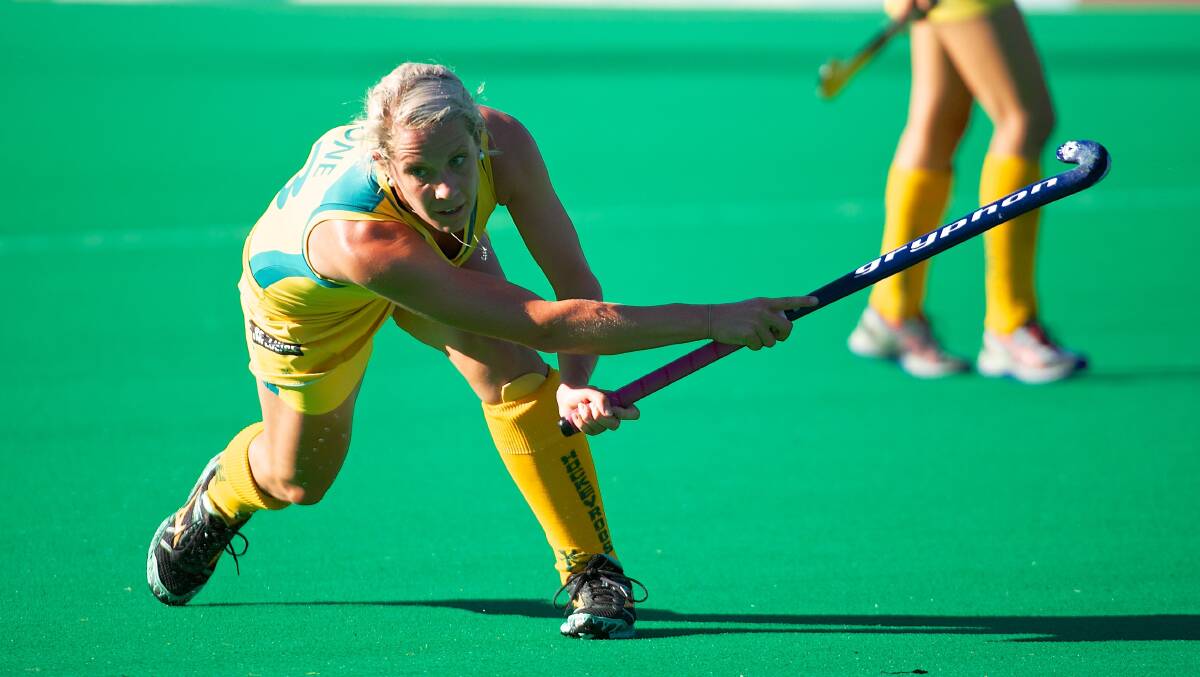 SILVER LINING: Orange's Edwina Bone won silver at the Hockey World Cup, and is hoping to get named in the Hockeyroos' Commonwealth Games team next week.