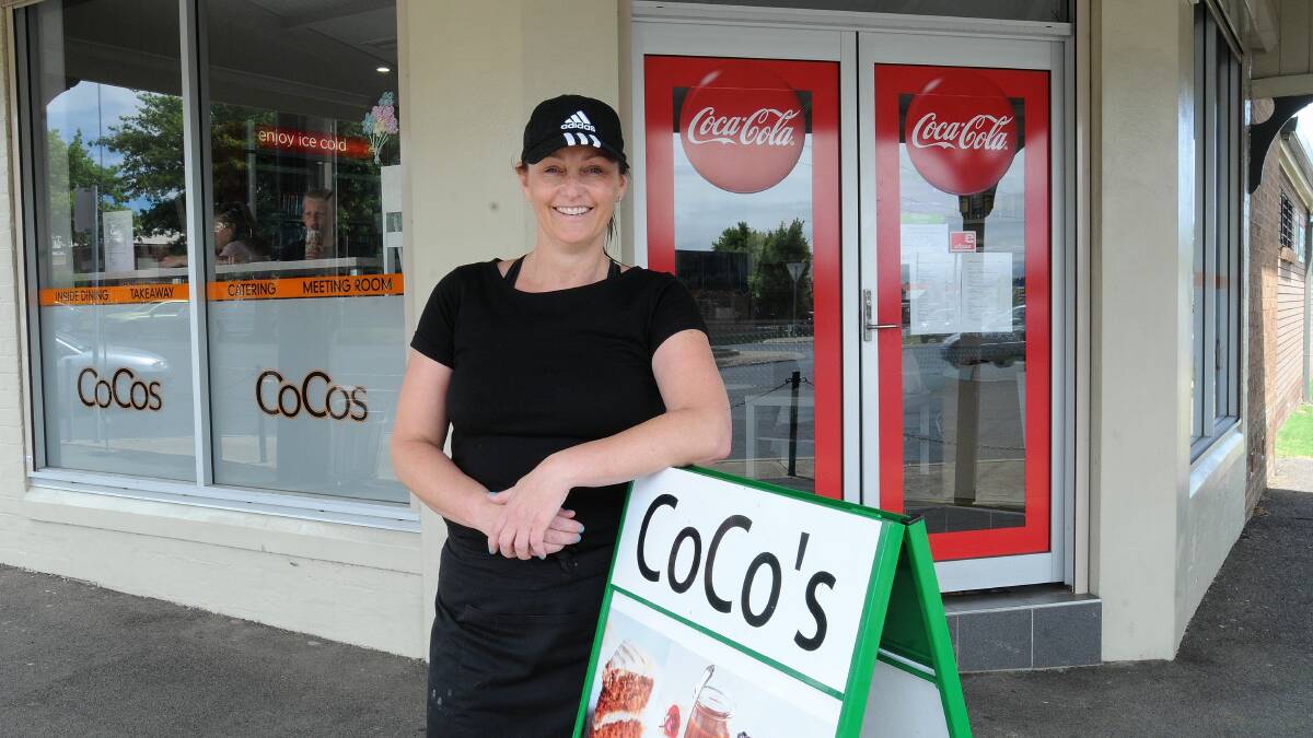 TAKING OVER: Rachael Bastick,who has worked at Coco’s Cafe and Catering on the corner of Byng and William Streets for the last five years, is the new owner of the popular cafe. Photo: STEVE GOSCH 0115sgcocos1
