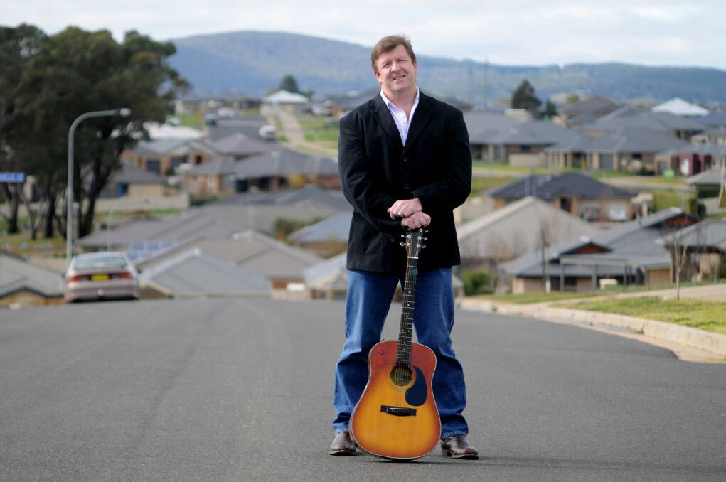 READY TO ROCK: Energetic performer James Caulfield will entertain guests at a special concert on Saturday night. Photo: STEVE GOSCH 0617sgcaulfield1
