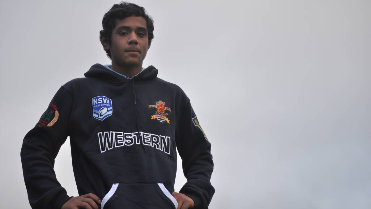 ON THE RISE: Orange CYMS player and Canobolas Rural Technology High School student Feleti Mateo has been selected in the NSWCHS under 15s. Photo: NICK McGRATH 0604nmmateo