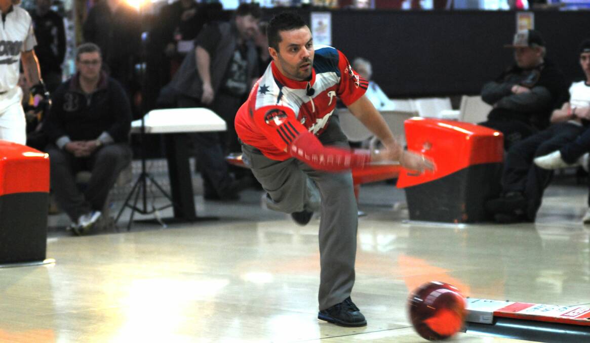 POSITIVE THOUGHTS: Orange's Jason Belmonte is a fan of the XGames Bowling Challenge format even though he lost to George Frilingos on Friday night. Photo: STEVE GOSCH