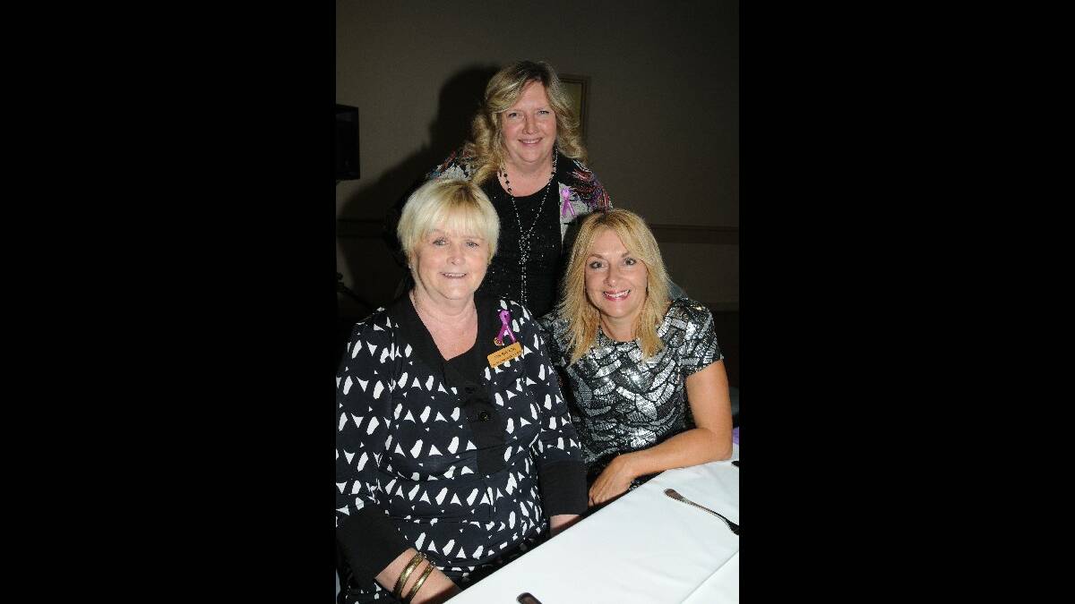 WOMEN: Jan Savage, Lynda Bowtell and Julie Cross. Photo: STEVE GOSCH