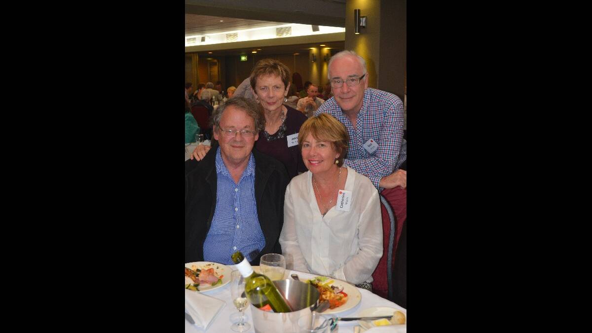 PLOWMAN: Janet Hansen, Strat Mairs with Ross Maroney and Catherine Mairs. Photo: LUKE SCHUYLER