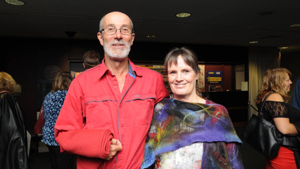 THEATRE: Barry and Wendy Hawthorn. Photo: STEVE GOSCH