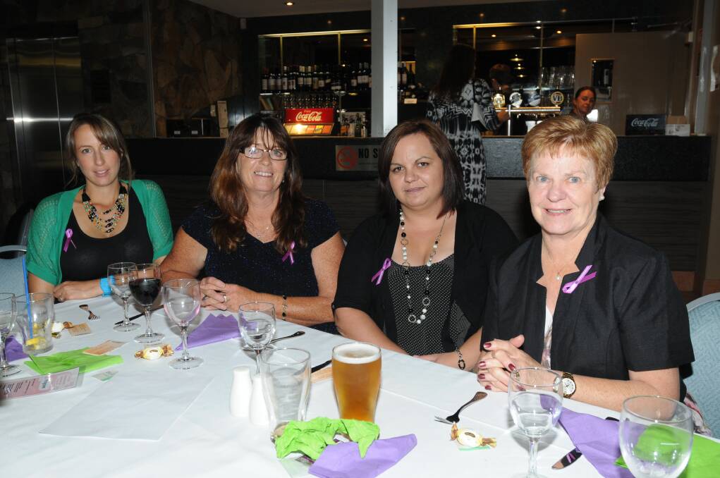 WOMEN: Sarah Keir, Annette Steele, Collette Vincent and Sally Wilson. Photo: STEVE GOSCH