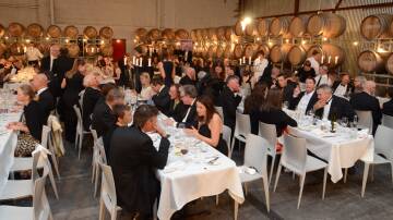 WHAT A NIGHT: The black-tie Orange Wine Show dinner was a spectacular success in 2014. Photo: JUDE KEOGH