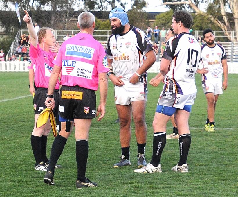 NOT GOING ANYWHERE: Group 10's referees will run out this weekend after an unsavoury incident involving a leading administrator and a referee at the end of last weekend's Cowra and Bathurst Panthers game. Photo: STEVE GOSCH