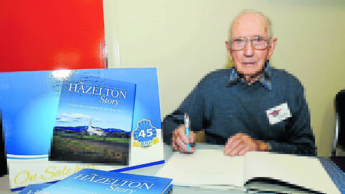 Aviation icon and founder of Hazelton Airlines Max Hazelton. Photo: STEVE GOSCH 0604sgaero4