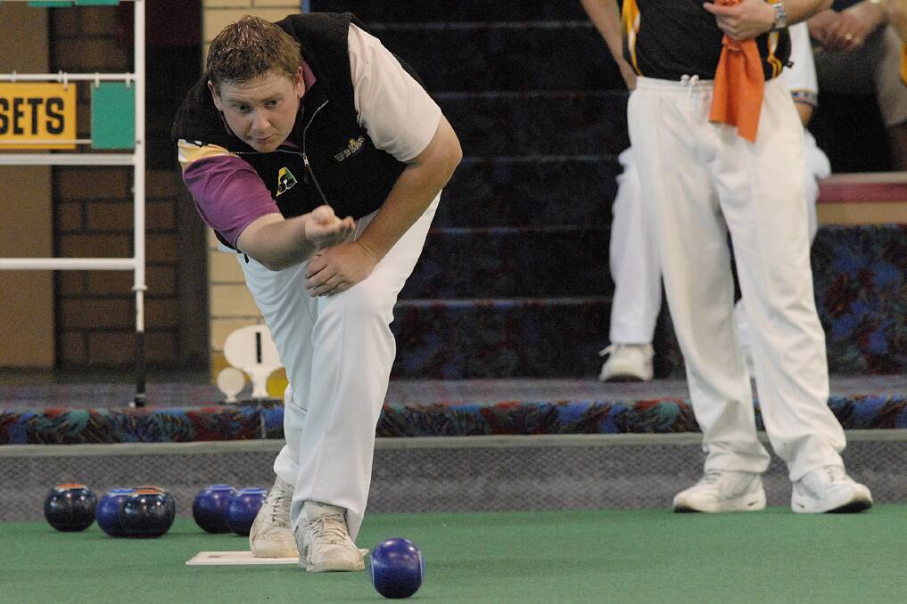 ON A ROLL: Lee Stinson will attempt to make his fourth national finals when he travels to Warilla for the Australian Indoor Singles NSW qualifiers today.