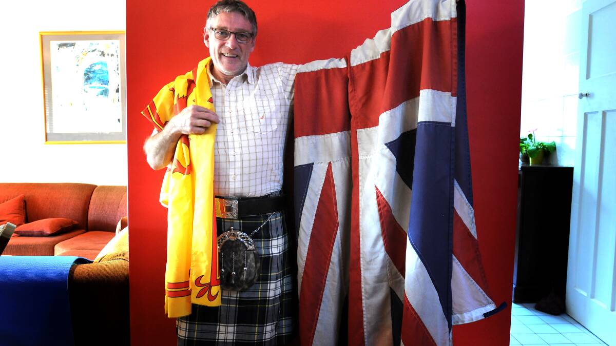 INDEPENDENCE A LONG SHOT: Gordon Muir says it’s ridiculous to think Scotland can go it alone. Photo: STEVE GOSCH