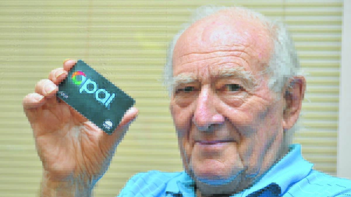 OPAL OF MY EYE: Orange resident Tony Smith is eagerly awaiting his Gold Opal card in the mail but cannot fathom why the cards are not available to pick up in Orange. 
Photo: OLIVIA SARGENT  0122osopal
