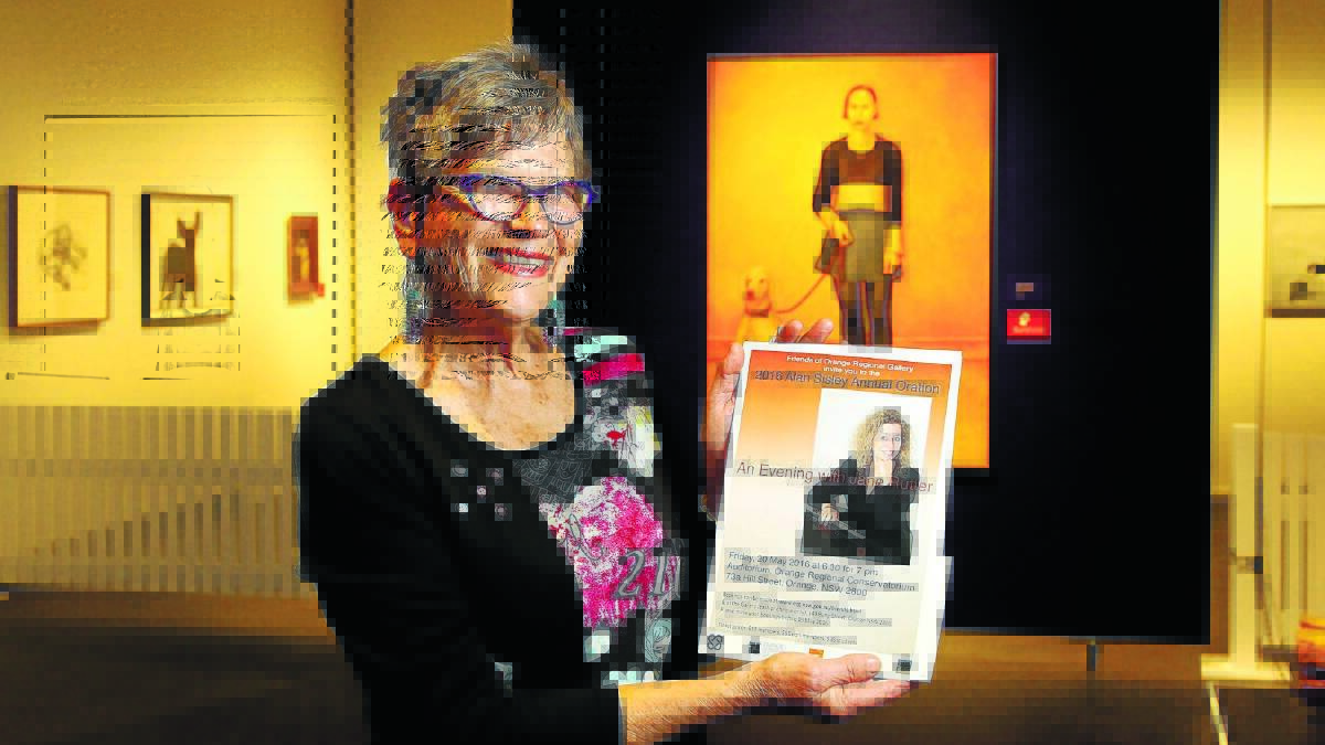 THRIVING LEGACY: Friends of the Orange Regional Gallery president Rosslyn Kemp says Alan Sisley’s memory lives on through the Alan Sisley Annual Oration which will be held at the Orange Regional Conservatorium on Friday. Photo: PHIL BLATCH                                 0517pbart2
