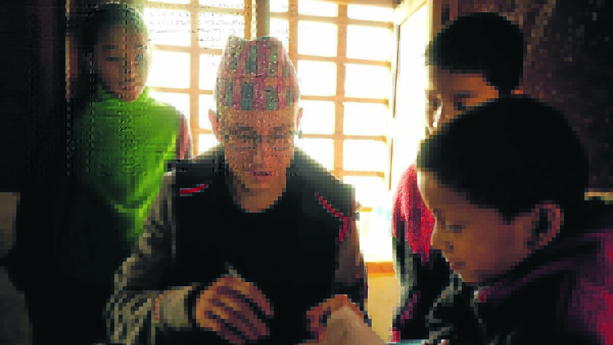 Orange Health Service pharmacist Samuel Lopes at work in Nepal.                                           Nepal 1