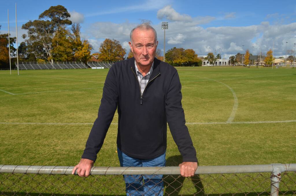 PROJECT PAIN: Orange Ratepayers Association president Colin Young at Wade Park, where work was delayed in 2011 after consultants underestimated the amount of soil needed.
Photo: DANIELLE CETINSKI 