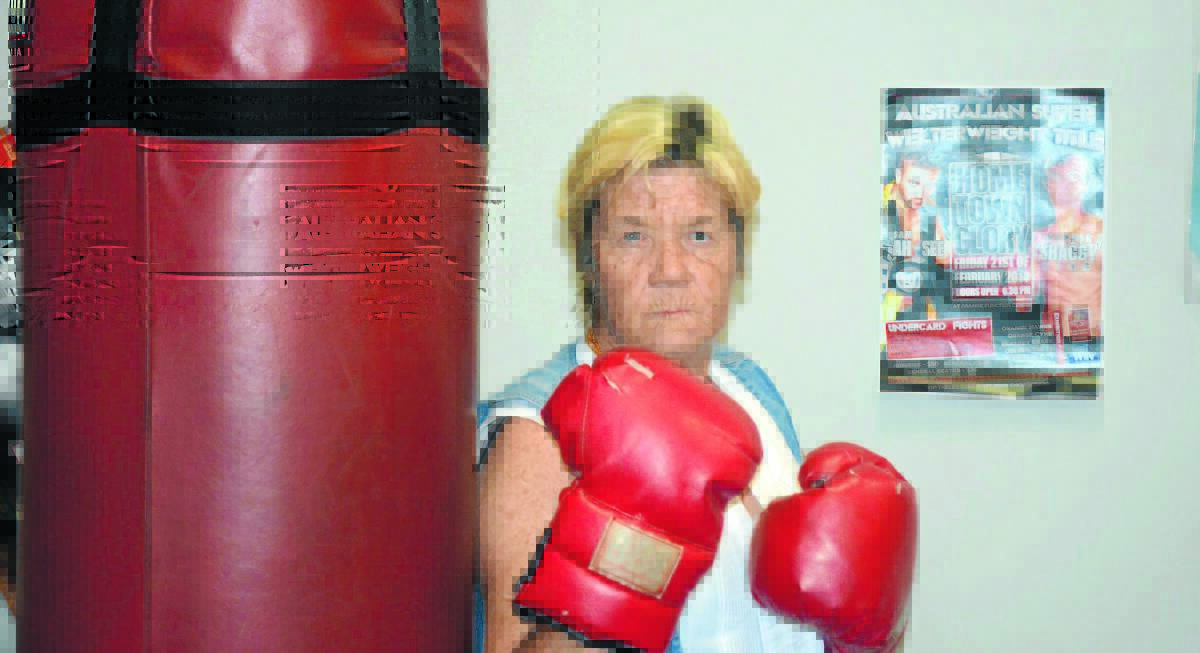 HIT BACK: Gail Copping urges people to rethink their views on boxing, saying the sport has benefits for the community. Photo: MATT FINDLAY 0220mfboxing