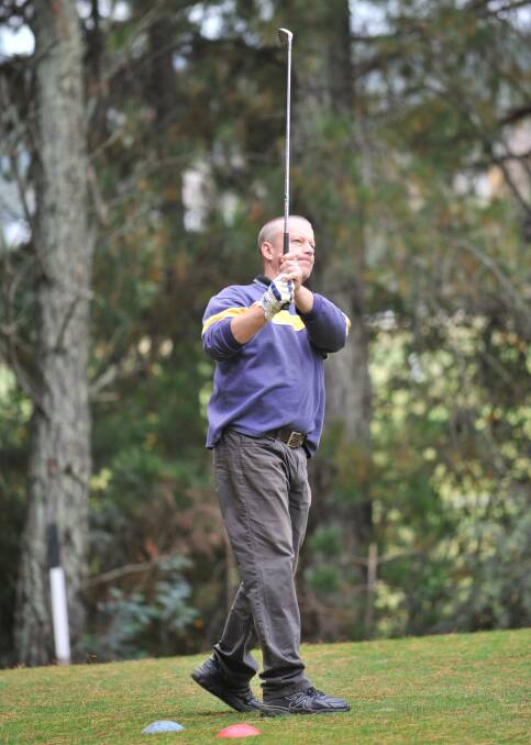 THREE-PEAT: Dave Chippendale has been a picture of consistency at Country Club, winning the last three A grade matchplay titles. Photos: STEVE GOSCH