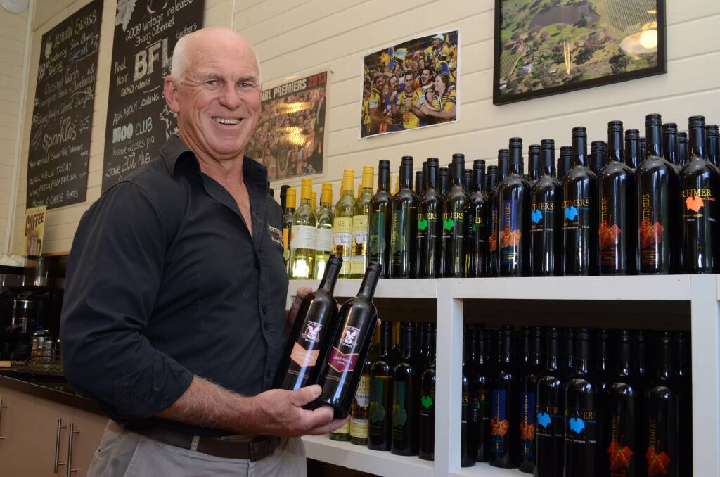 EAGLE DEAL: Peter Mortimer has struck a new deal with the Manly Sea Eagles that will see Mortimer’s wines sold at Brookvale Oval for the next three years. Photo: JUDE KEOGH 	 0223mortimers1