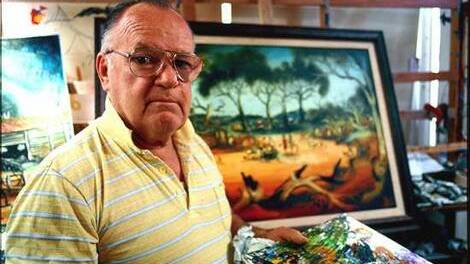 LEAVING HIS MARK: Australian painter the late Pro Hart who was born on this day left a legacy with his highly acclaimed and colourful artwork.