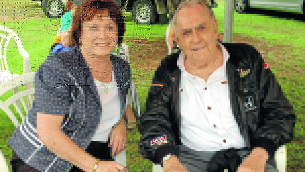FORMULA FOR SUCCESS: Sir Jack and Lady Brabham at the Gnoo Blas Classic car show four years ago.