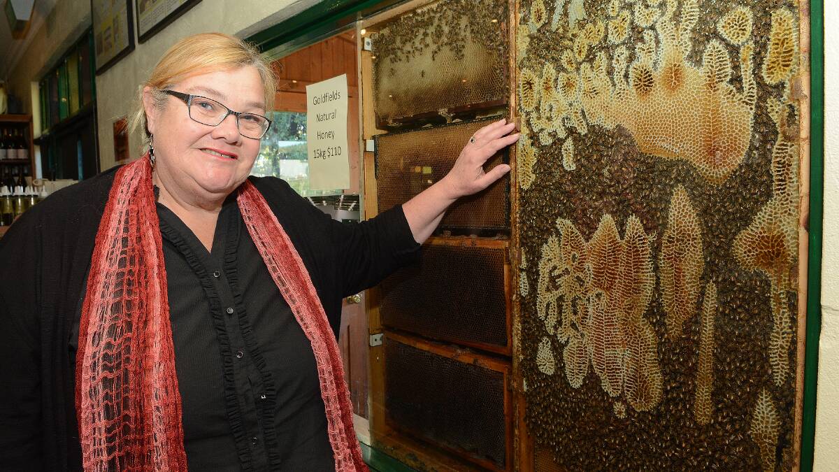 NOT BUZZING: Goldfields Honey, Bee and Pollination Services owner Vicki Lockwood is bracing for a honey shortage.               