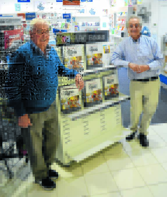 LARGER THAN LIFE: Denis Gregory and Alf Manciagli will officially launch their latest book on Tuesday, November 10 at Orange library.  Photo: MARK LOGAN                                               
