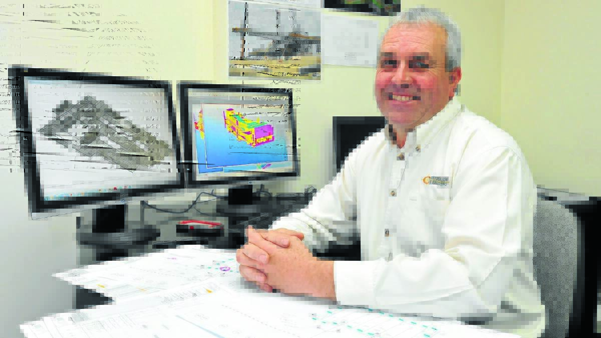 DOING SOMETHING CONSTRUCTIVE: CDE Structures managing director Phillip Bird and his company are one of six companies which form Renweld and together he thinks they have the capacity to take on large projects in the central west. Photo: JUDE KEOGH                                                                       1003engineer