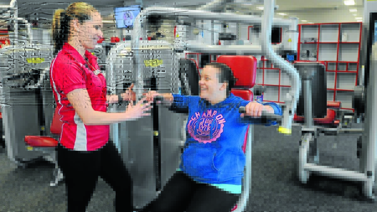 FRESH START: Orange’s gyms are about to get a lot busier with people like Victoria Brigden (right), who made a new year resolution to get fit, with Snap Fitness gym manager Heba Gianisis. Photo: STEVE GOSCH
