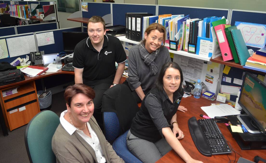 QUALITY OF LIFE: CareWest Ability Linkers Prue McCarthy, Ben Wilshire, Suzi Welch and Kim Gray will help connect people with a disability to services.