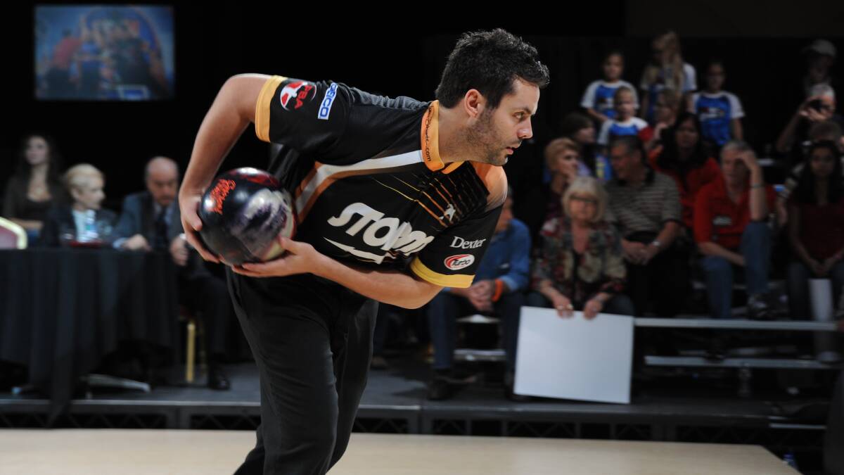 BACK-TO-BACK BELMO: Orange's Jason Belmonte, pictured bowling in the Professional Bowlers Association tour, took out the NSW Open on the weekend. Photo: PBA.COM