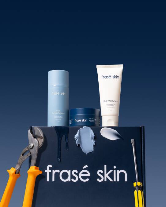The Frasé Skin range currently includes a cleanser, mask and moisturiser. Picture supplied