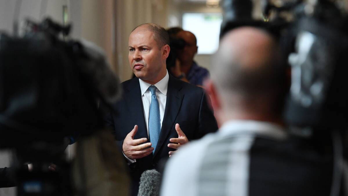 Treasurer Josh Frydenberg says the government will proceed with the new code, despite Facebook's shock tactic. Picture: Getty Images