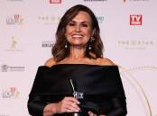 Lisa Wilkinson from The Project poses at the 62nd TV Week Logie Awards last Sunday. Picture: Getty Images