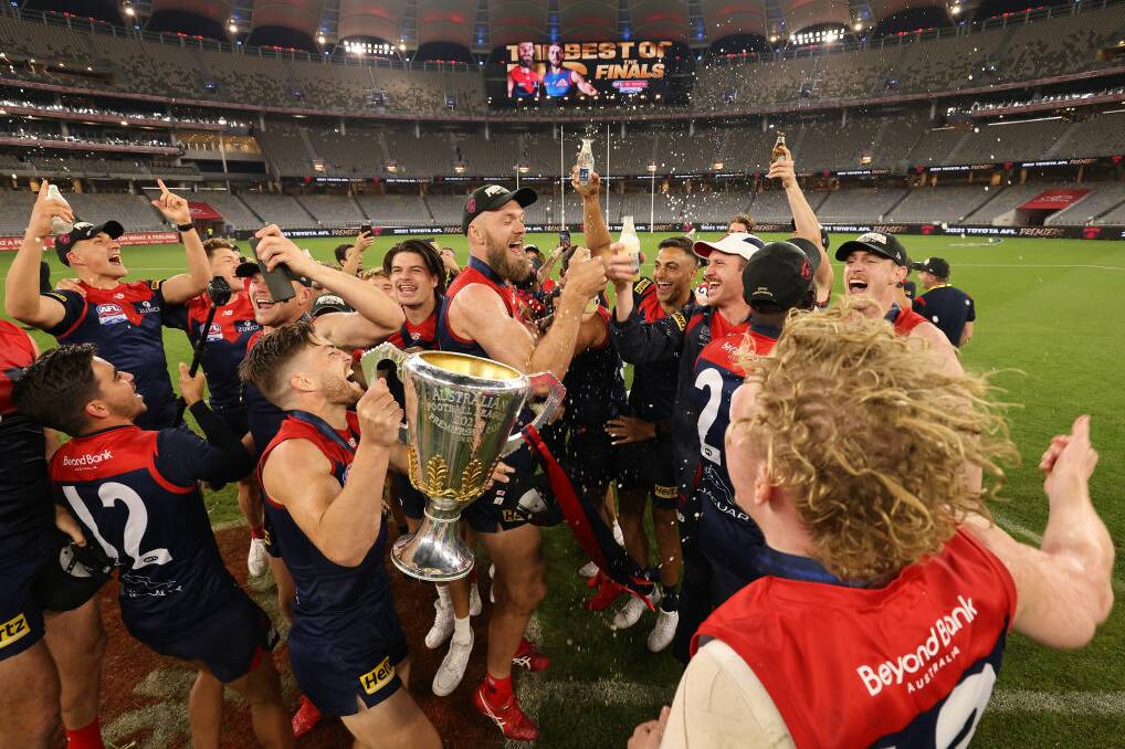 CATCH THEM: The Melbourne Demons will remain the team to beat in season 2022. Photo: Paul Kane/Getty Images