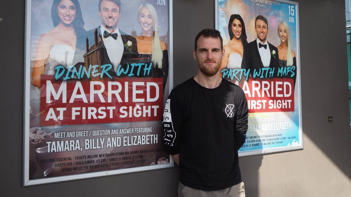 HYPED: Oxford Hotel entertainment manager Adam Soar has lauded the community's response to this Saturday's Married at First Sight event. Photo: FAIRFAX
