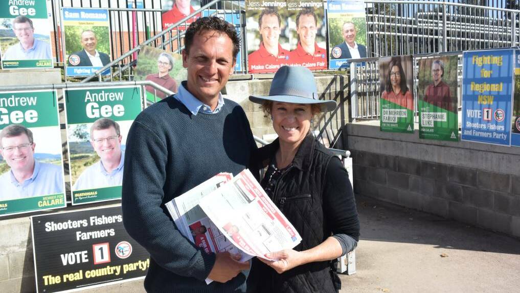 NOT LONG NOW: Former Labor candidate for Calare Jess Jennings [pictured campaigning with wife Kate Smith during the 2019 federal election] says the announcement of Labor's new candidate will likely occur within the week.