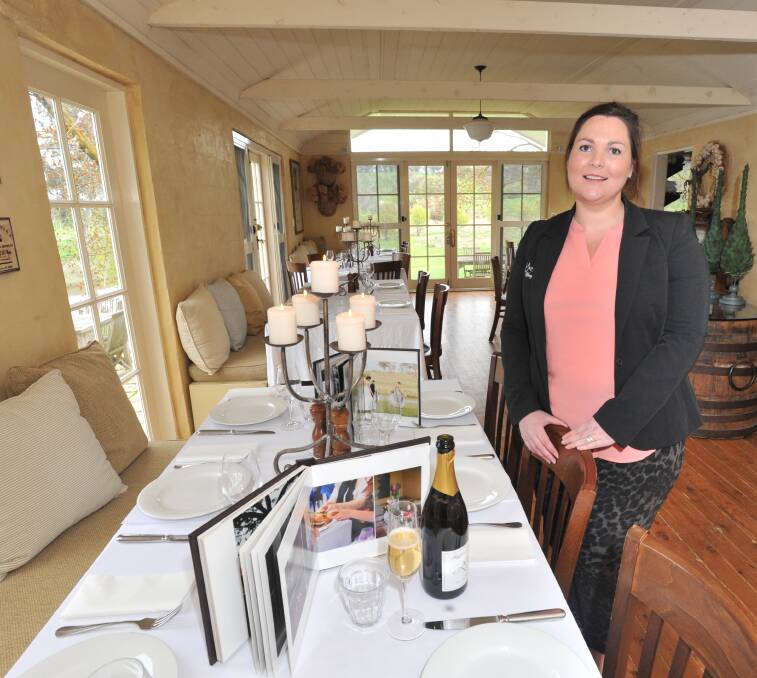 POPULAR: Mayfield Vineyard's functions manager Jess Sandford. Photo: JUDE KEOGH 0920jkmayfield1