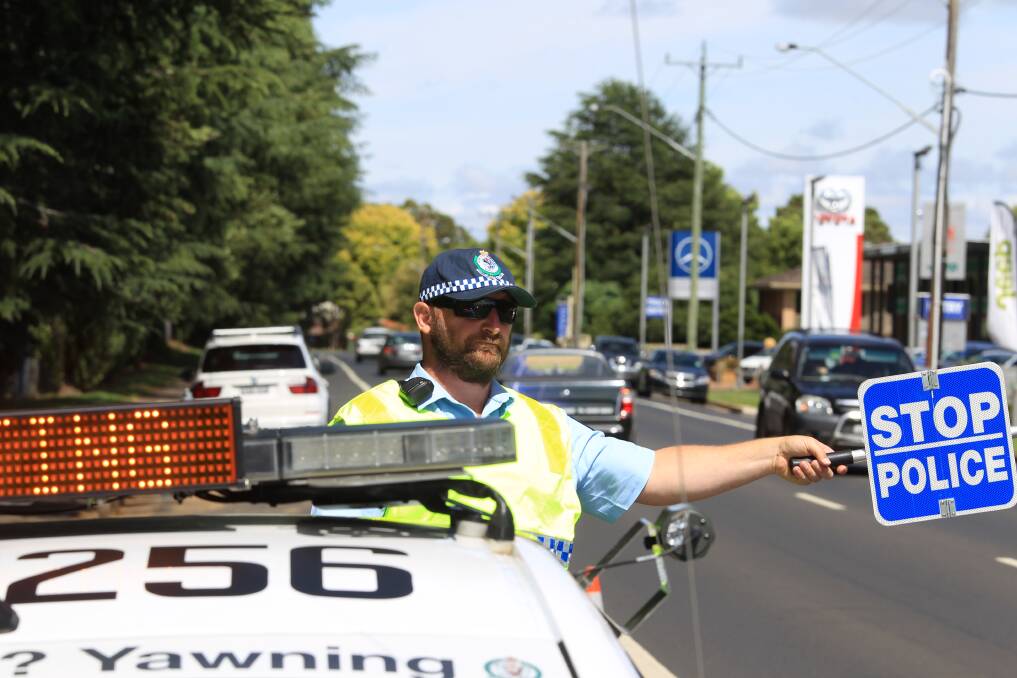 NSW Police Highway Patrol officers detected 81 drivers in Orange drink driving, ranking it ninth in the state for the offence for the last financial year. Photo: PHIL BLATCH