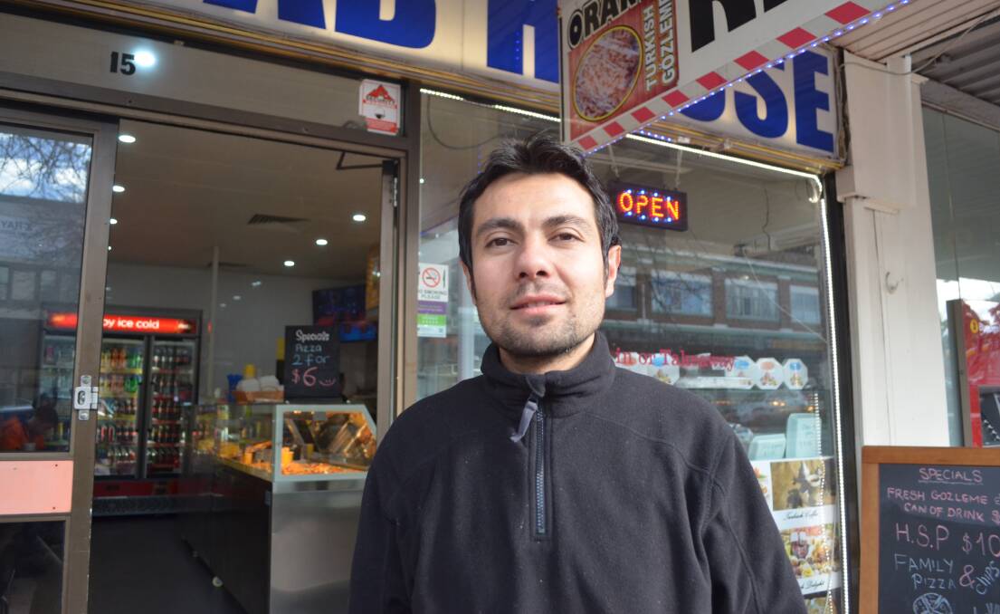 FRESH TASTE: Mehmet Sakinan is the new owner at Orange Kebab and Gozleme House on Summer Street.