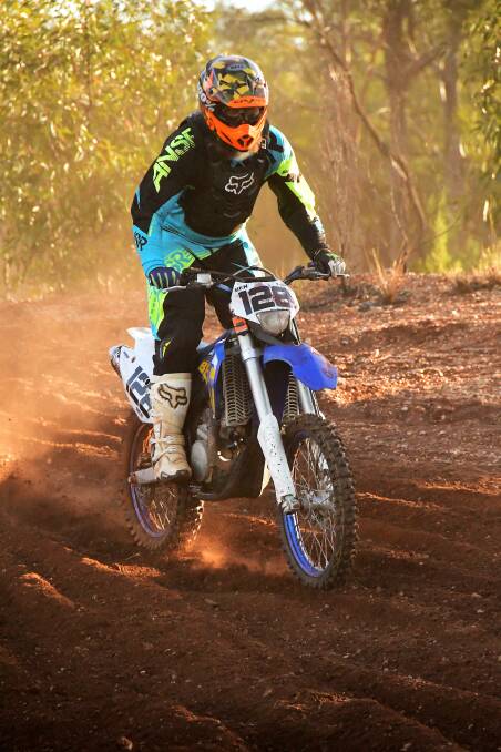 RIDING SAFE: Dubbo Dirt Bike Club president Ben Woldhuis says comfort and safety is vital for all motorbike riders. Photo: SWAP IMAGES 091918ben