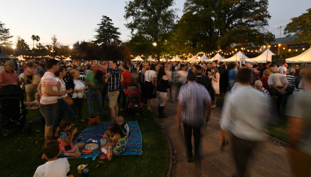 FINE TIME: The FOOD Week Night Market is among the tourist attractions. Photo: JUDE KEOGH
