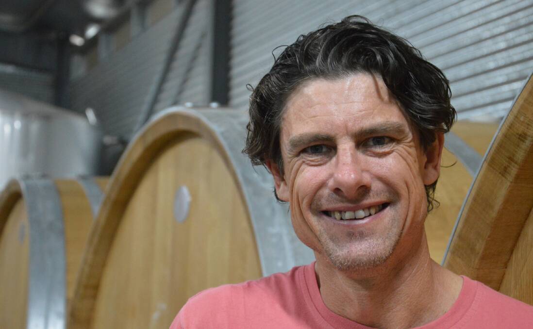 COOL WINES: Printhie Wines winemaker Drew Tuckwell says their sparkling varieties will be entered in the upcoming National Cool Climate Wine Show.