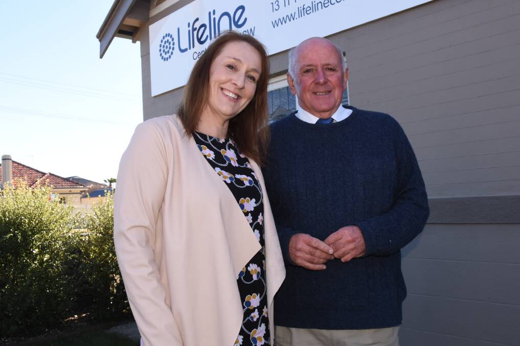 CHARITY'S CHANGE: Stephanie Robinson is the new Lifeline Central West chief executive officer, while executive director Alex Ferguson will remain involved in the charity. Photo: NADINE MORTON 071718nmlifeline1