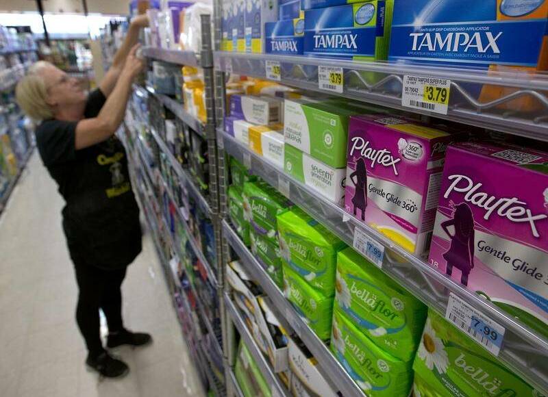 BETTER PRICE: GST on tampons and sanitary pads will be removed from January 1. Photo: FILE
