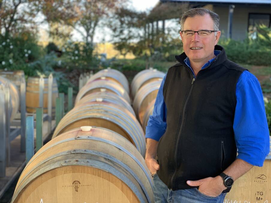 PLANS INTERUPED: The coronavirus pandemic has had a big impact on this year's sales plans, Angullong Wines owner Ben Crossing said. Photo: SUPPLIED