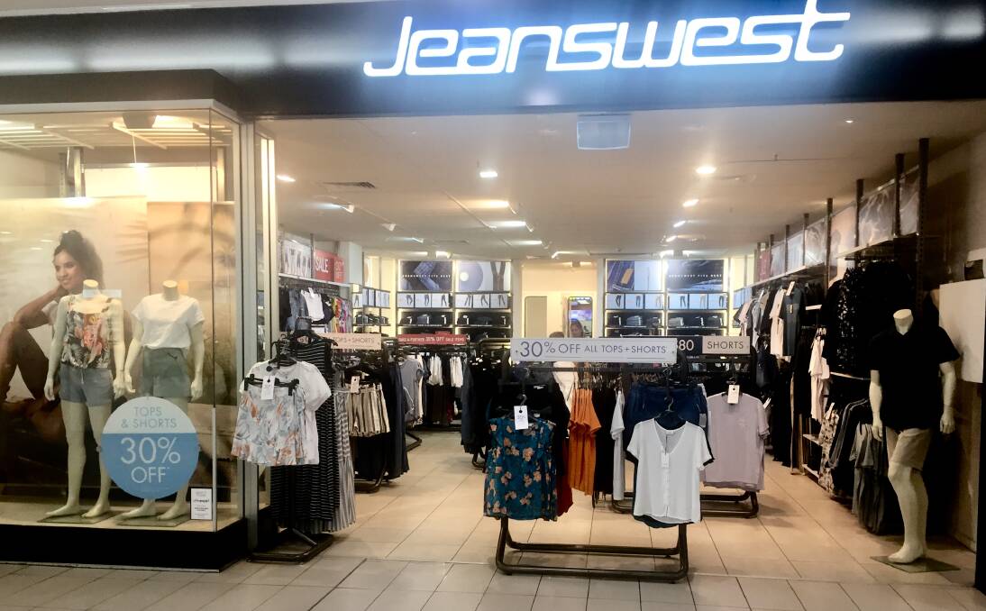 SOLD: Iconic retailer Jeanswest has been sold after it went into voluntary administration last month. Photo: ALEXANDER DARLING
