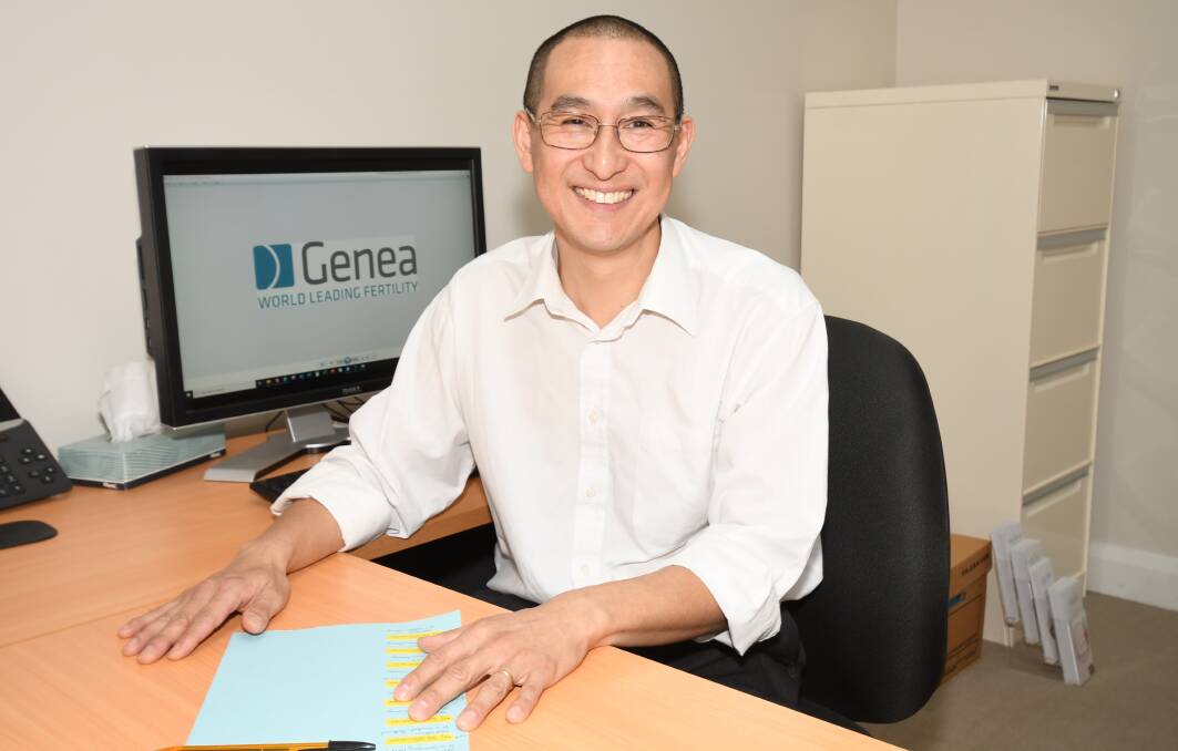 HERE TO HELP: Genea obstrician Dr Andrew Wong works with couples during their IVF treatment. Photo: CARLA FREEDMAN