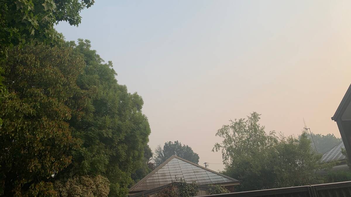 HAZARDOUS: The air quality in Orange is currently the most hazardous in the state. Photo: TRACEY PRISK