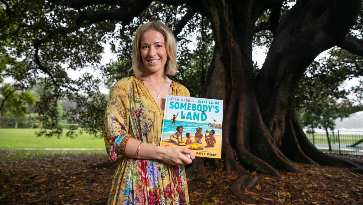 STORY TO TELL: Balgowlah woman Ellie Laing co-authored the book Somebody's Land with AFL legend Adam Goodes. Picture: Geoff Jones