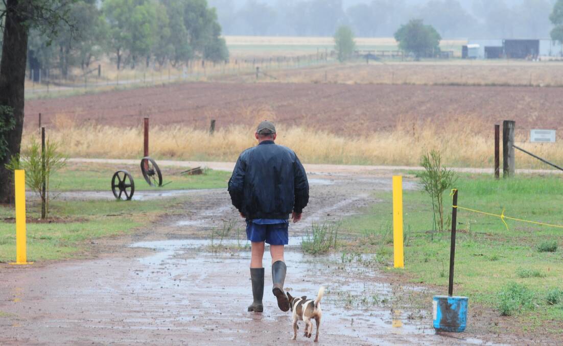 A (MOSTLY) WET MONTH: A rainy March boosted many Central West gauges to well above their long-term averages. FILE PHOTO